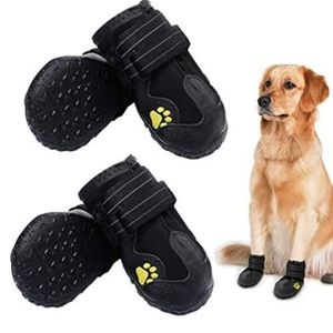 Waterproof dog boots size 4 for 31 to 40 pound dogs